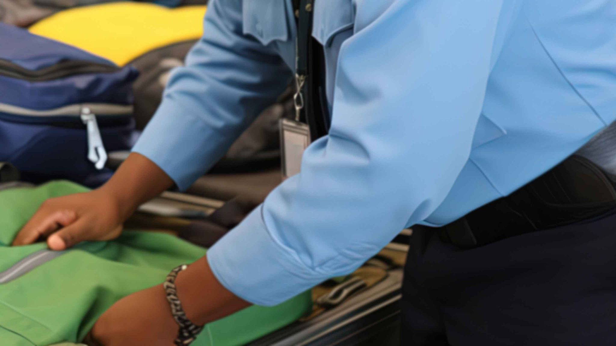 douanes à l'aéroport