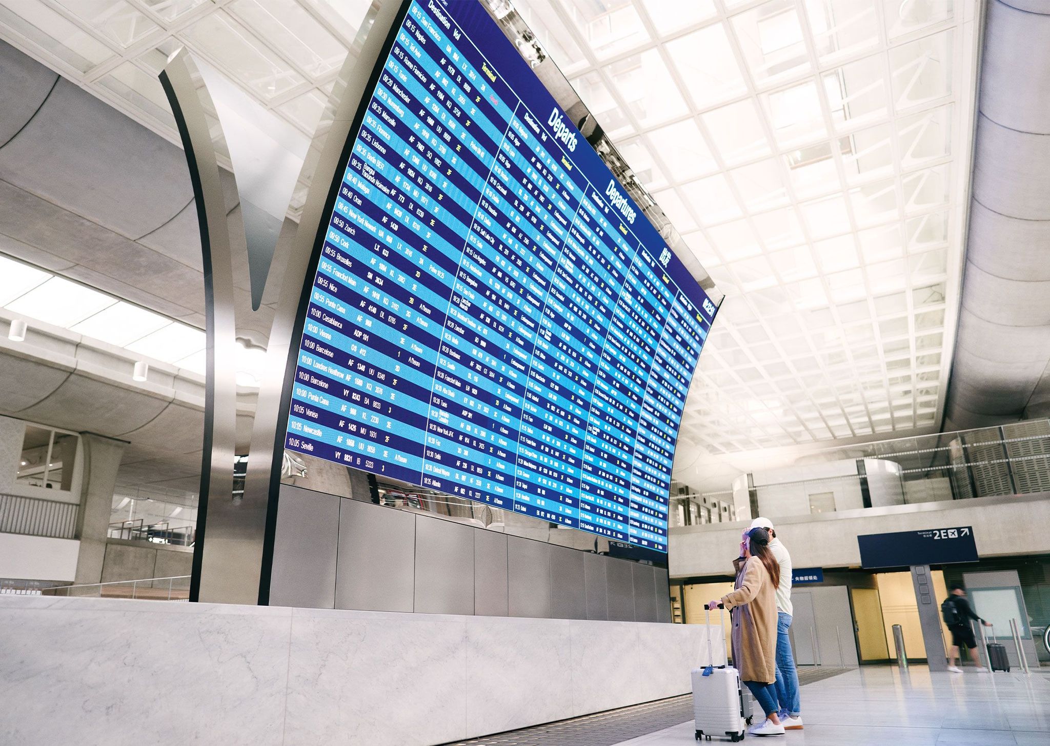 tableau des vols à paris orly
