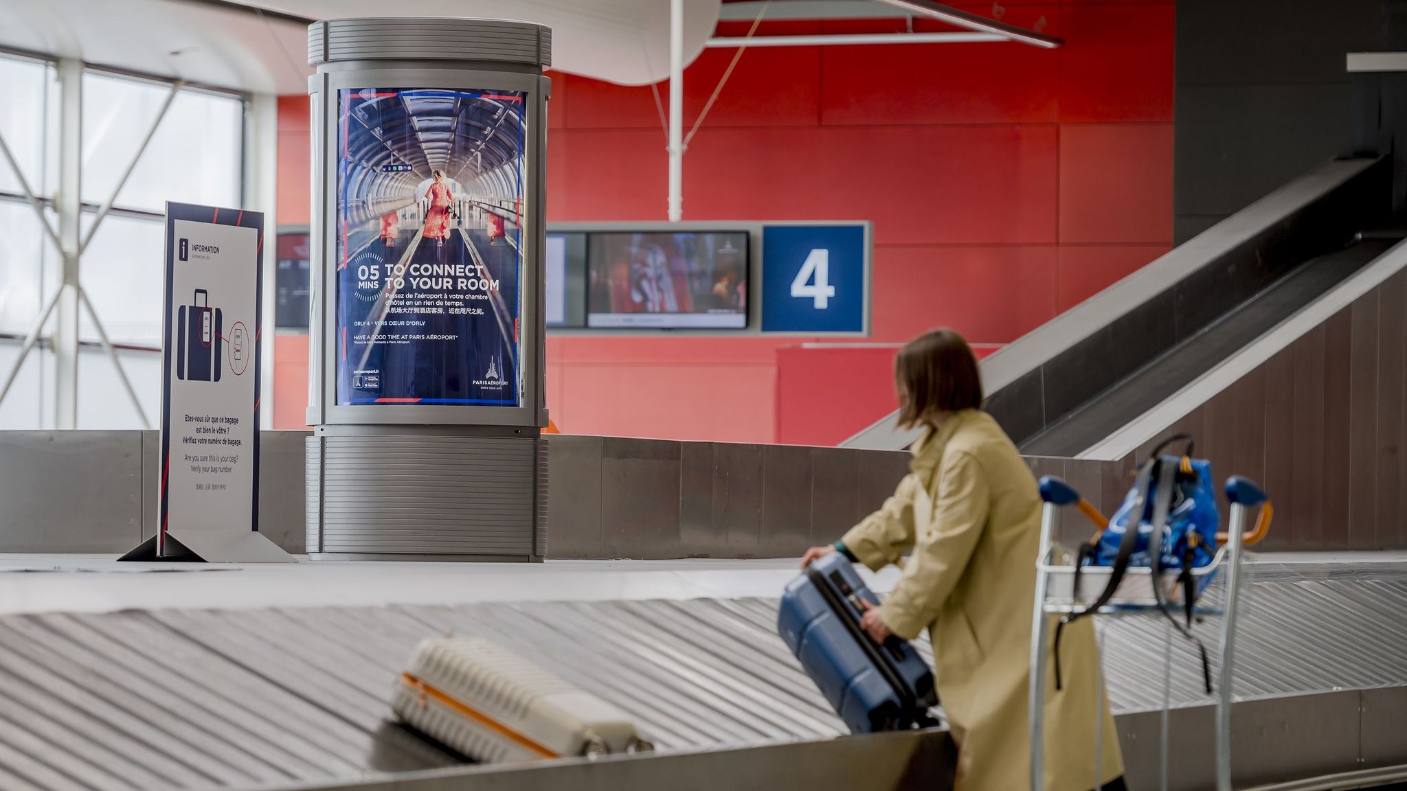 tapis livraisons et bagages à l'aéroport