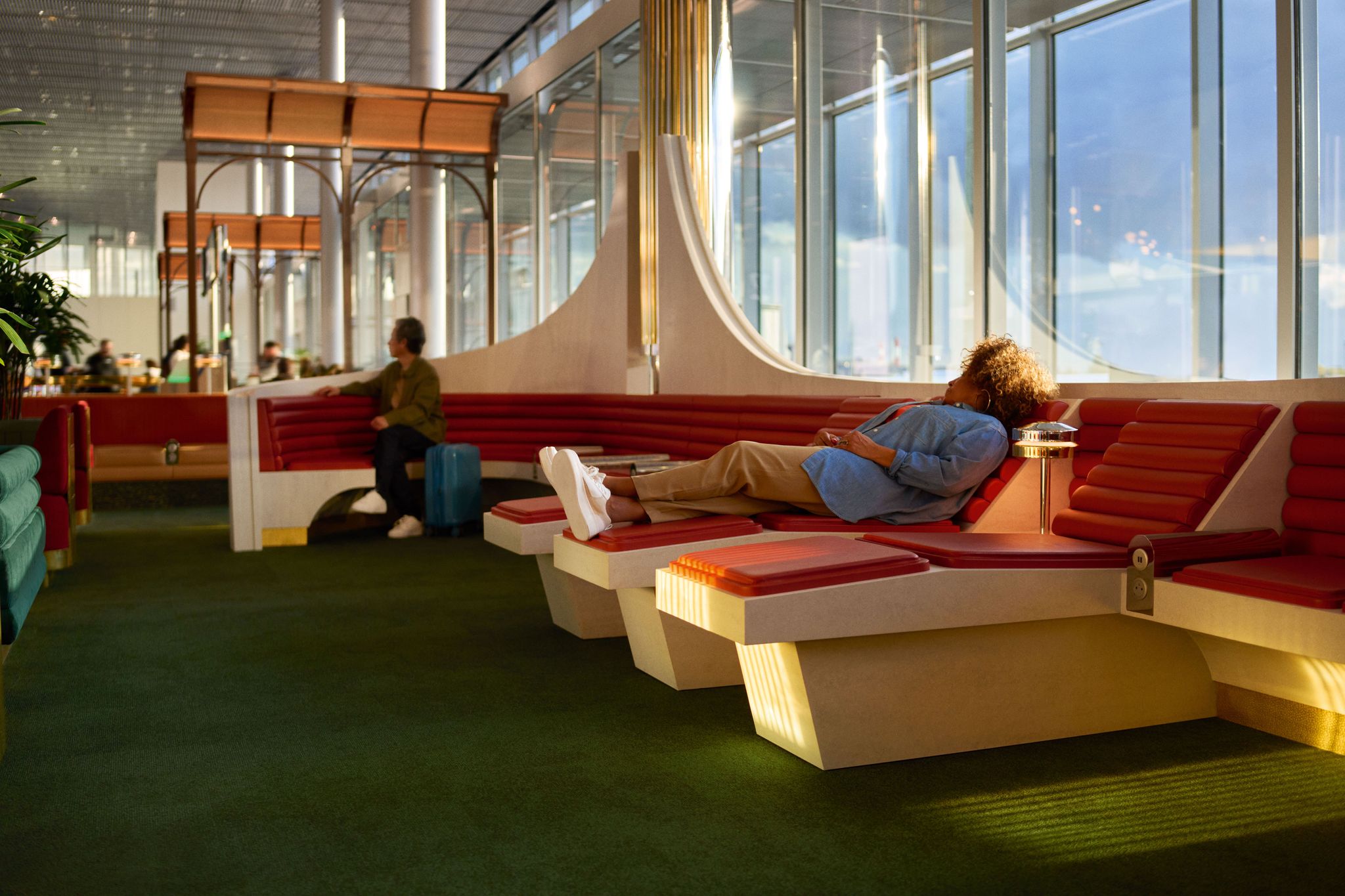 espace repos passager terminal 1 Paris CDG