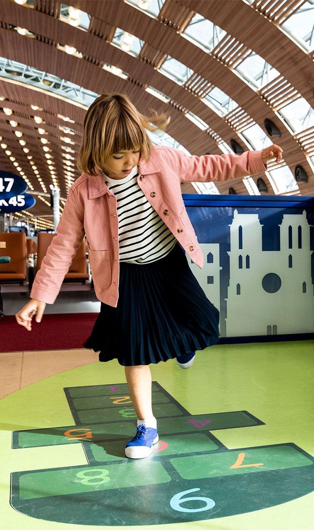 enfant divertissement aeroport