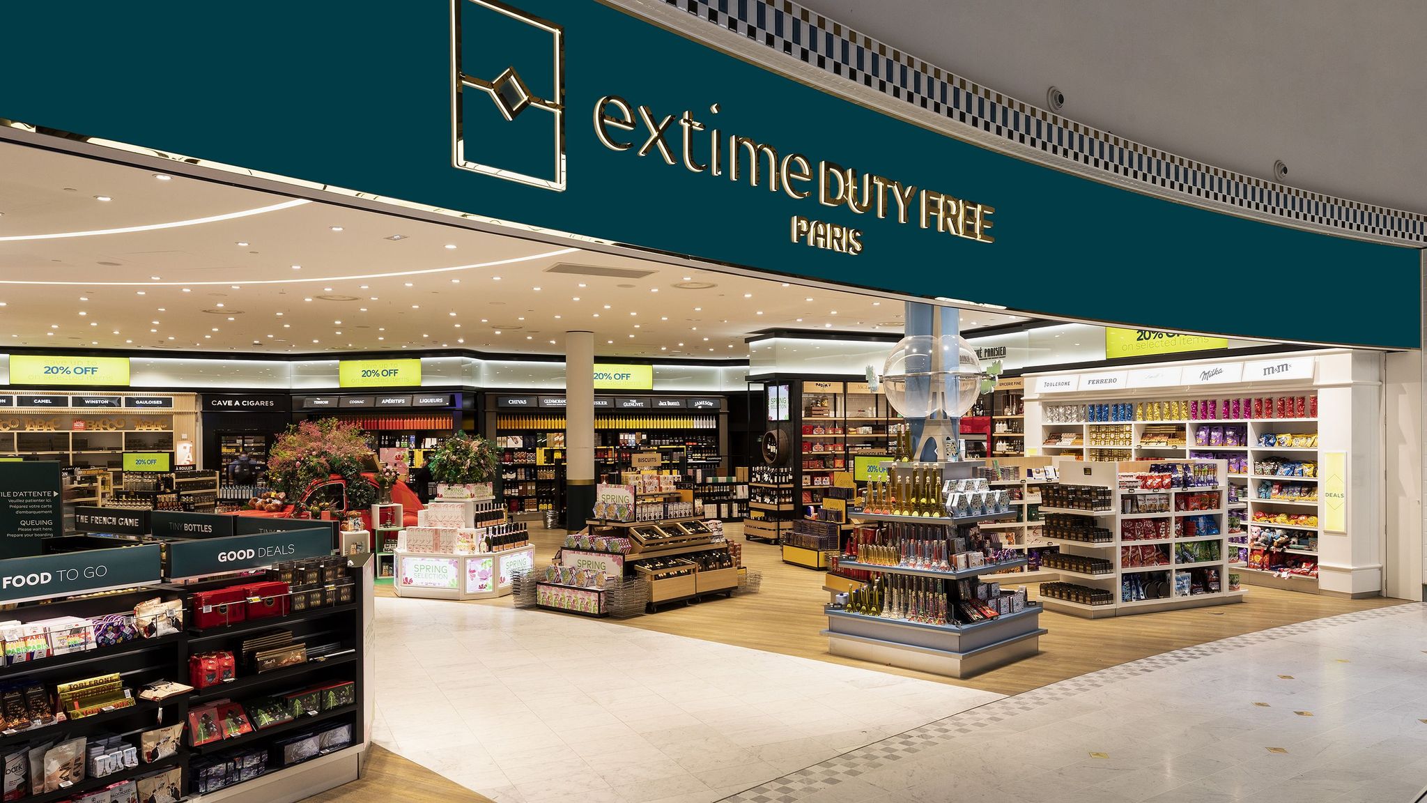 dutyfree magasin aéroport