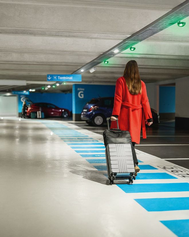 parking premium pour les passagers
